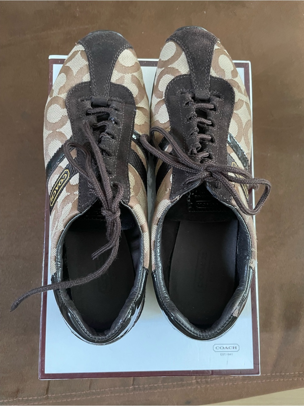 Coach Brown Signature Canvas